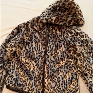 Copper Key Shiny Brown girls jacket